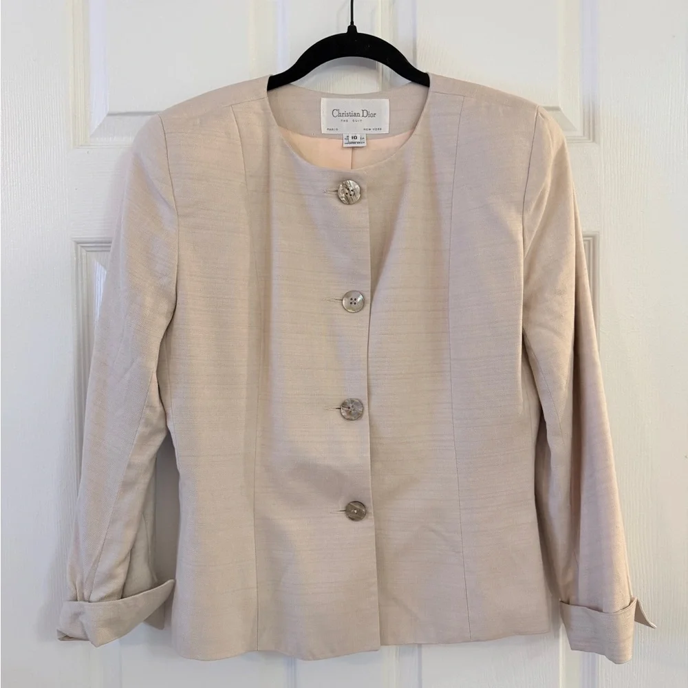 Vintage 1980s Christian Dior “The Suit” Women’s Skirt Suit *SET* - Women’s 10